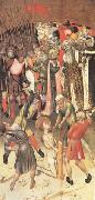 Two Scenes from the Legend of ST.George The Flagellation The Saint Dragged through the City (mk05) MARTORELL, Bernat (Bernardo)